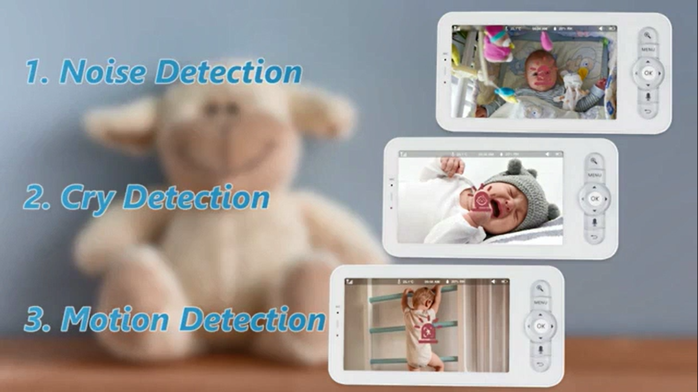 MARS Smart WiFi  Baby Monitor with App Control