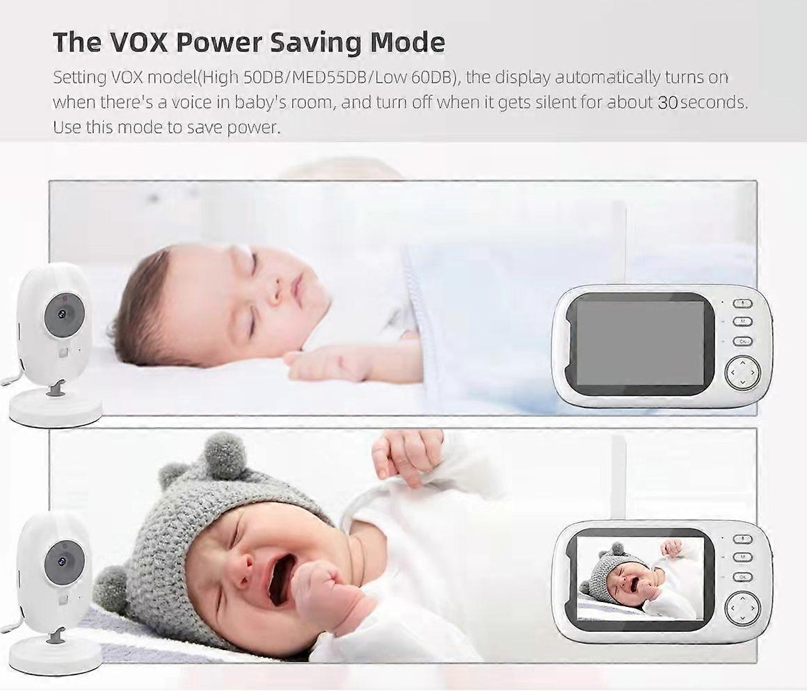 MARS Voice Activation Rich HD Baby Monitor