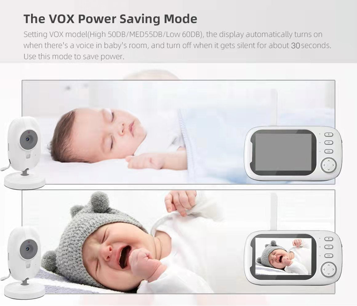 MARS Voice Activation Rich HD Baby Monitor